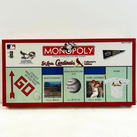 Vintage Monopoly‎ Game St Louis Cardinals Collector's Edition 2001 New Sealed